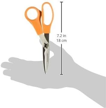 Fiskars 7in Take-Apart Shears, Orange