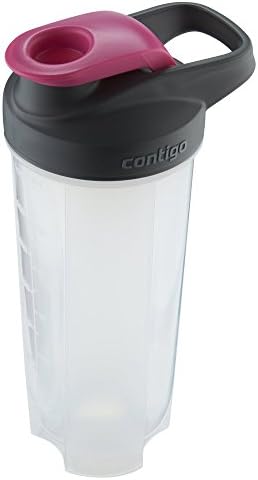 Contigo Shake & Go Fit Shaker Bottle, 28 oz., Neon Pink Lid - Image 6