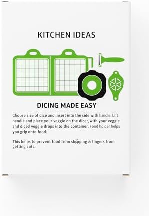 14-in-1 Vegetable Chopper with Container – Professional Onion Chopper, Food Chopper & Mandoline Slicer with 14 Blades – Veggie Dicer, Grater, Cutter for Salad, Potato, Carrot & Meal Prep (Green) - Image 5