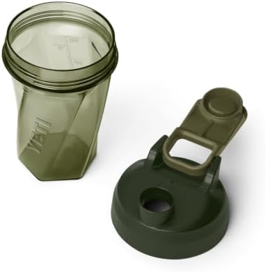 YETI Yonder Helimix Vortex Blender Shaker Bottle Holds up to 20oz | No Blending Ball or Whisk | USA Made | Portable Pre Workout Whey Protein Drink Shaker Cup | Dishwasher Safe, Olive - Image 7