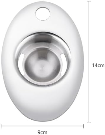 Premium 304 Stainless Steel Egg Separator, Unique Egg Yolk White Divider Filter for Kitchen Cooking Baking Cake, Egg Sieve - Image 5