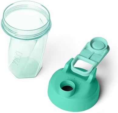 YETI Yonder Helimix Vortex Blender Shaker Bottle Holds up to 20oz | No Blending Ball or Whisk | USA Made | Portable Pre Workout Whey Protein Drink Shaker Cup | Dishwasher Safe, Seafoam (Pack of 2) - Image 7