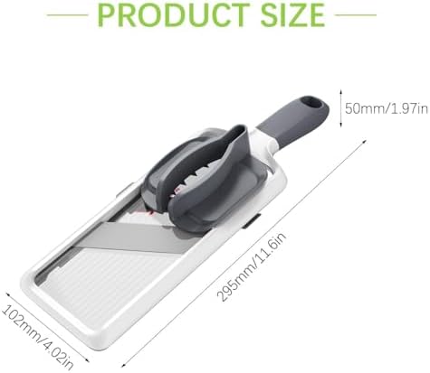 Handheld Mandoline Vegetable Slicer,Adjustable Thickness1-4mm - Image 6
