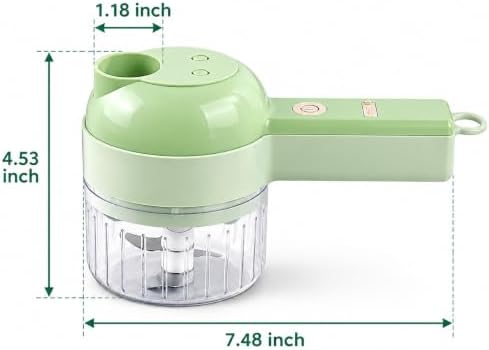5-in-1 Food Chopper with Container, Multi-Function Vegetable Chopper. - Image 6