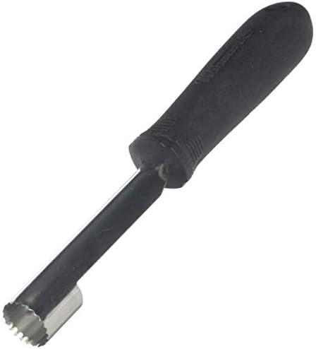 Black Stainless Steel Apple Corer, Soft Grip Handle