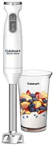 Cuisinart Smart Stick Two-Speed Hand Blender, Powerful Immersion Blender with 300-Watt Motor Blends Shakes, Smoothies, Puree, Baby Food, Soups & Sauces, CSB-175P1, White - Image 4