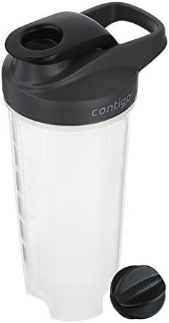 Contigo - 70290 Contigo Shake & Go Fit Snap Lid Shaker Bottle, 28 oz, Black - Image 4