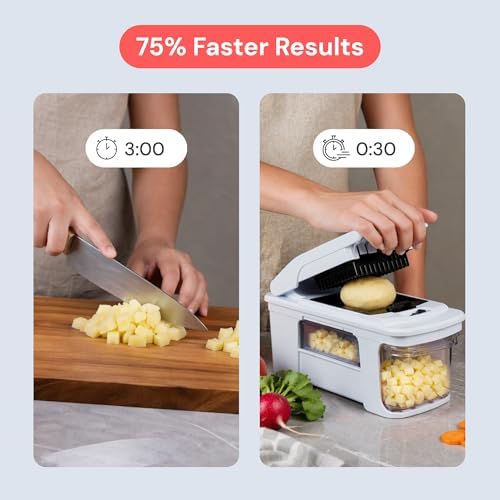 Fullstar Pro XL Vegetable Chopper & Mandoline Slicer, All-in-1 Kitchen Tool - Image 6