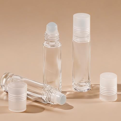 Hoa Kinh 10ml 48Pack Roller Bottles for Essential Oils Clear Roller Bottle - Image 7