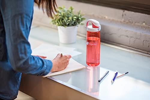 Nalgene On The Fly Lock-Top Water Bottle, Smoke Gray w/Gray, 24 Ounces (Pack of 6) - Image 6