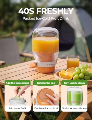 portable juicer blender Licuadora Portatil 34OZ Smoothie Shake Juicer Cup - Image 6