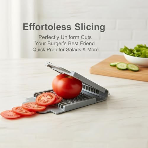 Stainless steel Tomato Slicer Tool Vegetable Slicer for Kitchen 15 Blades