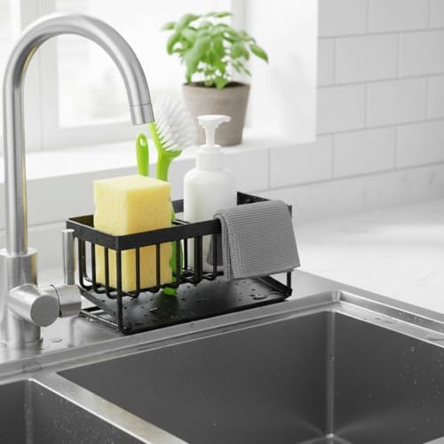 18/8 Stainless Steel Sink Caddy Sponge Holder for Kitchen