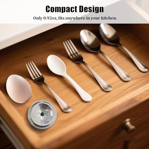 Egg Piercer for Raw Eggs, Stainless Steel Needle Egg Punch Tool with Black Anti-Slip Base to Get Good Hard Boiled Eggs for Home and Commercial Kitchen Use - Image 6