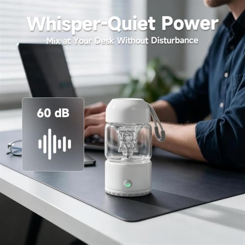 Chaism Electric Shaker Bottle for Matcha Coffee Latte Smoothie Protein - Image 7