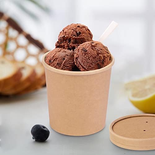 Wuadua Soup Containers with Lids Paper Ice Cream Containers 16oz 25 Pack - Image 6
