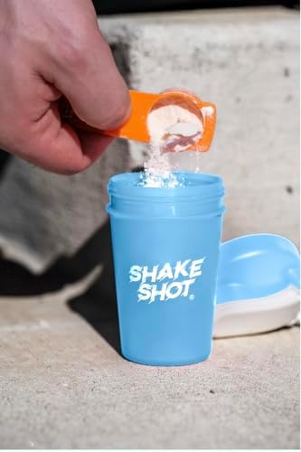 Blue 4oz Mini Shaker Bottle for Creatine, Pre Workout, Matcha - Image 7