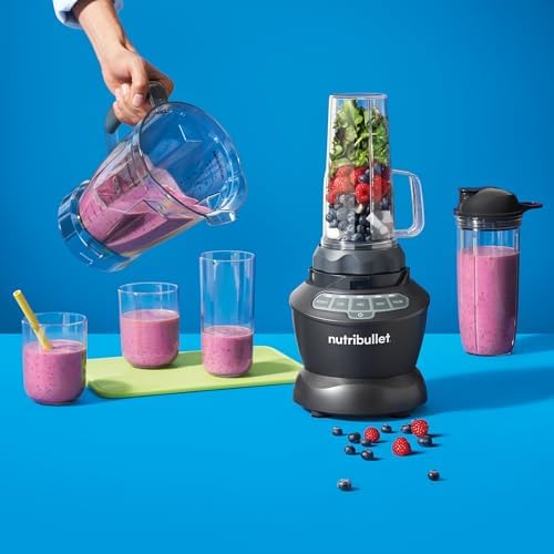 nutribullet® Full-Size Blender Combo, 1200W, Dark Gray, NBF50500 - Image 6