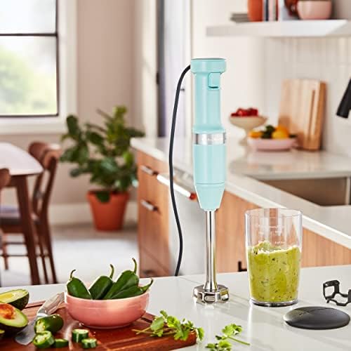 KitchenAid Variable Speed Corded Hand Blender, KHBV53, Ice Blue - Image 4