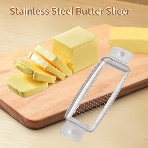 Stainless Steel Butter Slicer, Butter Cutter for Uniform 1/4-Inch Slices - Image 7