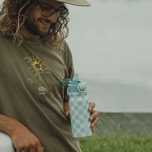 BJPKPK 25 oz Insulated Water Bottle, Straw, Handle, Stainless Steel Flask - Image 6