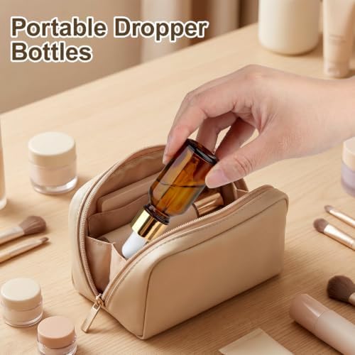 15mL Amber Glass Dropper Bottle,1/2 Oz Tincture Bottles with Dropper, Labels- Leak Proof Travel Eye Dropper Bottle,Suitable for Essential Oils, Laboratory Chemicals, Cologne, and Perfume - Image 7