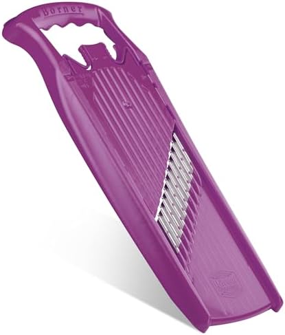 BORNER Wave waffle PowerLine | Vegetable Grater Börner - Quality Made in Germany, Color:Violett - Image 7