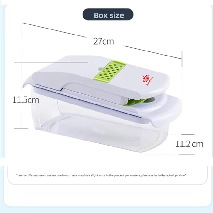 ZARIN 18-in-1 Vegetable Chopper & Slicer, Multi-Function Food Prep Tool for Cutting, Dicing & Slicing Vegetables, Kitchen Gadget