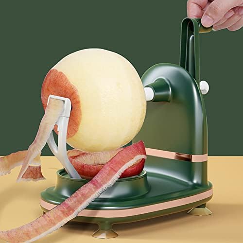 Apple Peeler Slicer Corer, Multi-Function Fruit Peeler with Stainless Steel Blades, Vegetable Peeler for Apples, Potatoes, Pears, Easy to Use Kitchen Tool