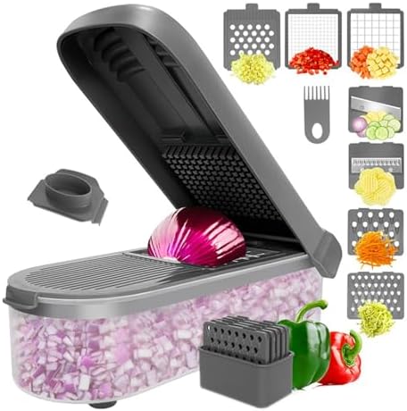 Spiralizer Vegetable Slicer Non-Slip Base, Stainless Steel Knives - Image 7
