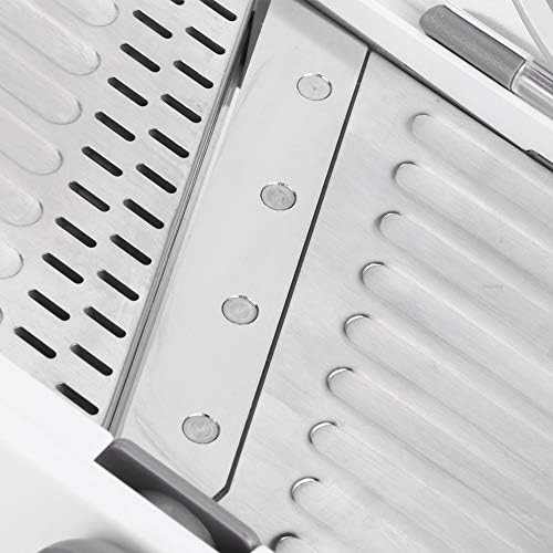 Adjustable Mandoline Slicer, Mandoline Slicer for Kitchen Stainless Steel Vegetable Chopper with 4 Adjustable Blades, Veggie Onion Tomato Slicer Julienne Cutter - Image 7