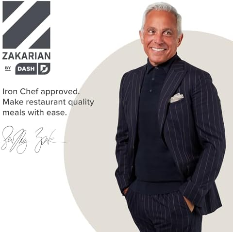 Zakarian by Safe Slice® Mandoline - Features Thickness Adjuster, Stainless Steel Blades, and Foldable, Easy-To-Store Design - Zakarian Blue