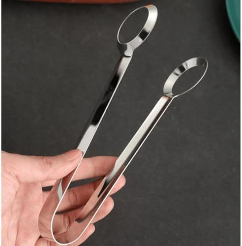 2-Piece Multifunctional Stainless Steel Boiled Egg Tongs with 1 Piece Egg Slicer β Kitchen Cooking Tools & Supplies - Image 6