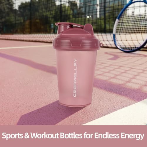 3 Pack Shaker Bottles for Protein Mixes, 17 oz Small Protein Shaker Bottle with Handle, Gym Shaker Cups with Blending Ball for Pre Workout, BPA-Free & Dishwasher Safe (Black, White, Pink) - Image 6