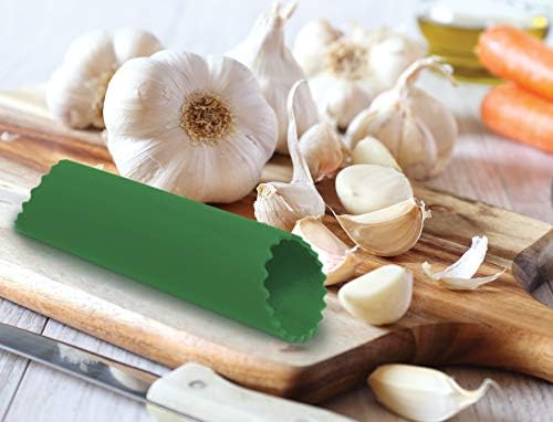 Fantes 43836 Silicone Garlic Peeler Tube, Green, The Italian Market Original Since 1906 5 x 1.5-inches - Image 6