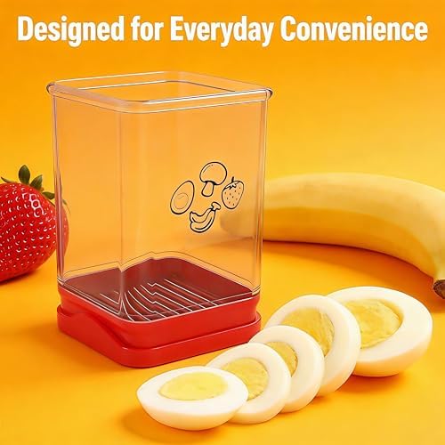 Fruit Slicer Cup – One‑Press Strawberry & Banana Cutter for Fast, Mess‑Free Prep – Essential Kitchen Gadget for Kids Snacks, Lunchboxes & Meal Prep – Stainless Steel Blades, Durable & Dishwasher Safe - Image 6