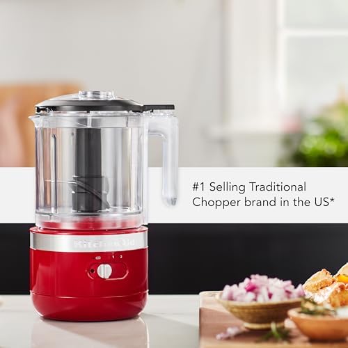 KitchenAid 5 Cup Food Chopper Cordless KFCB519ER, Empire Red - Image 6