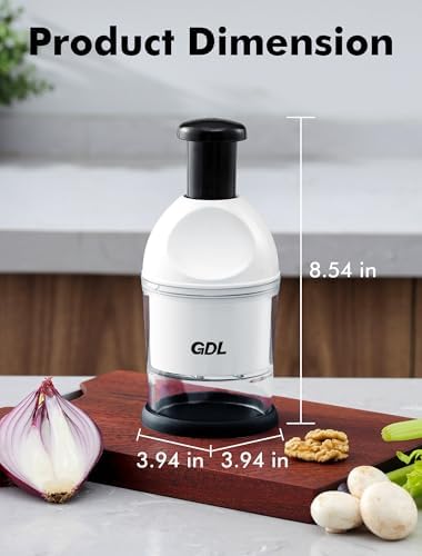 GDL Food Chopper, Manual Slap Vegetable Chopper Onion Dicer, Garlic Mincer - Image 6