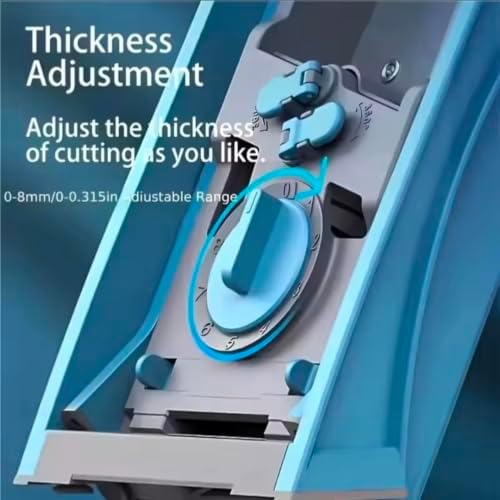 Safe Mandoline Slicer for Kitchen, Standing Vegetable Chopper & Julienne - Image 6