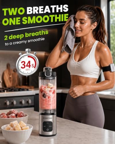 Portable Blender for Smoothie, Personal Blender, Cordless, Fitness &Travel - Image 6