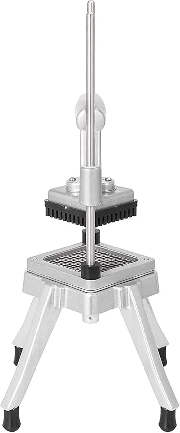 Commercial Vegetable Fruit Chopper W/6-Wedge Slicer&1/4″&3/8″&1/2" Blade Professional Food Dicer French Fry Cutter Stainless Steel Onion Slicer For Tomato Peppers Potato Mushroom