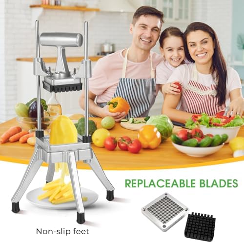 Commercial Vegetable Chopper, 3/8" Stainless Steel Dicer - Image 6