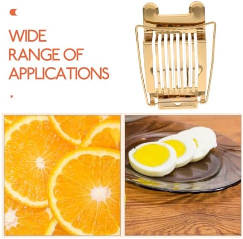 Gadpiparty Egg Slicer Stainless Steel Egg Slicer and Fruit Dicer for Hard Boiled Eggs Mushrooms Cheese Strawberries and Bananas Ergonomic Kitchen Tool Compact 5.51 X 3.66 X 0.78 in - Image 7