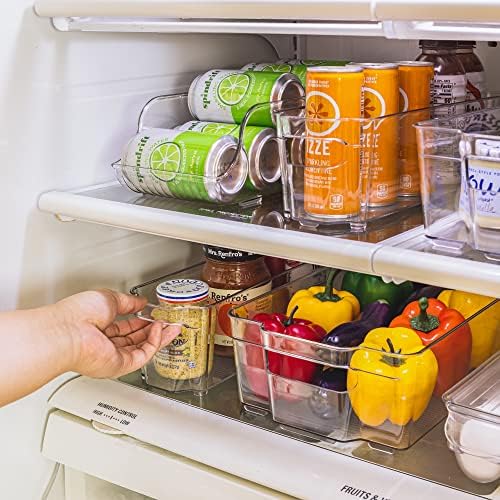Fridge Organizers and Storage Bins for Pantry & Fridge (8 Piece Set)