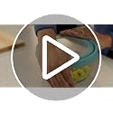 2 Cup Glass Storage Containers with Lids, Set of 6 Glass Food Storage Containers with Mineral Blue TrueSeal Lids