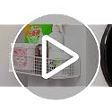 Magnetic Shelf Fridge Basket Bin Washer Dryer Locker Whiteboard Cabinet