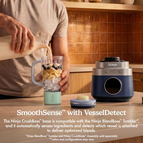 Ninja CrushBOSS Intelligent Blender, 1850PW, XL 72-oz, Onyx, LB201BK - Image 6