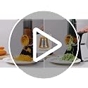 Electric Cheese Grater Salad Shooter,5-In-1 Electric Slicer For Home Kitchen,One-Touch Easy Control,With Safety Push Bar Cheese Grater Electric For Zucchini,Cheese,Vegetables And Smoothie