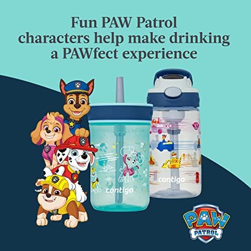 Leighton Kids Water Bottle, Paw Patrol, 14oz, 2-Count