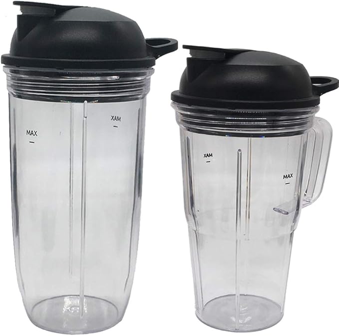 Replacement Combo Easy Twist Extractor Blade with32oz,24oz handle cup with to go lid, Compatible with nutribullet Full-Size Blender Combo 1200W:NBF50500/NBF50500IN/NBF50500AK/NBF50500AW